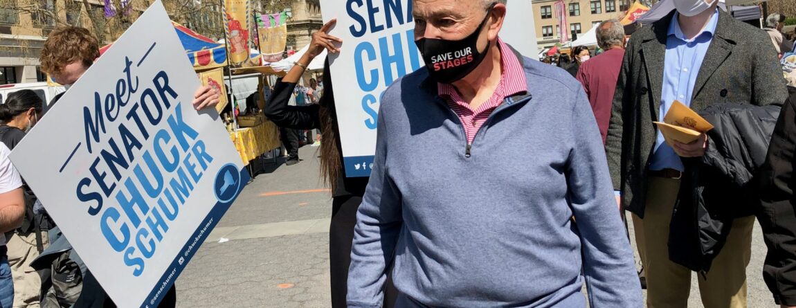 I Met Chuck Schumer in Union Square, Talked the Filibuster and Joe Manchin