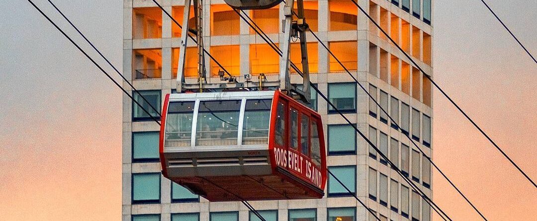 Roosevelt Island Tram and 432 Park Ave. The tram (completed in 1976) is the firs…