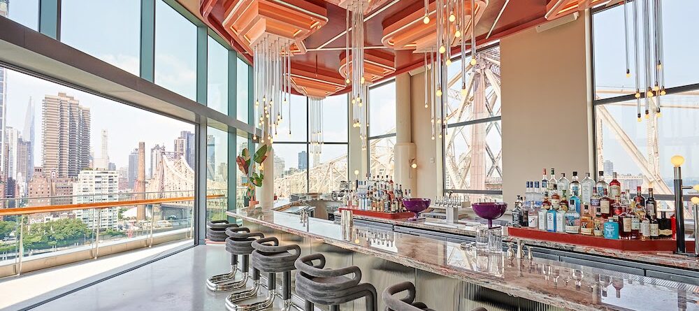Roosevelt Island Panorama Room Rooftop Bar In Graduate Hotel Opening Tonight With Gorgeous One Of A Kind NYC East River Waterfront Views