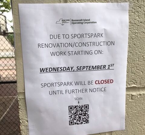 Roosevelt Island Sportspark Pool Closing September 1 For Renovations- When Will It Reopen Asks Swimmer, RIOC Says In Spring 2022