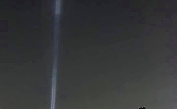 Gorgeous Photos Of 9/11 Memorial Tribute In Light Seen Last Night From Roosevelt Island Bridge And Waterfront Promenade