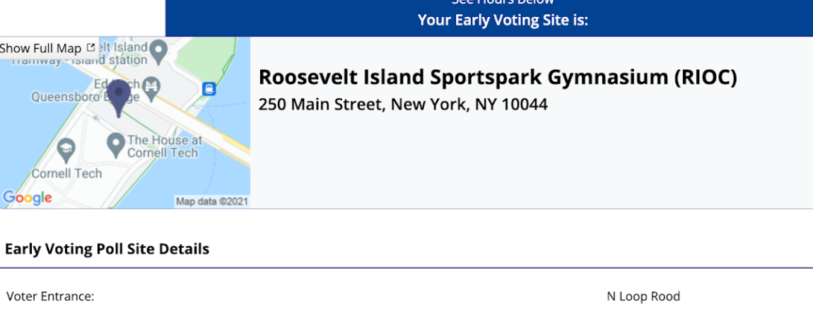 Roosevelt Islander Online: Sponsored Post – NYC Early Voting Begins Saturday October 23 Thru Sunday October 31