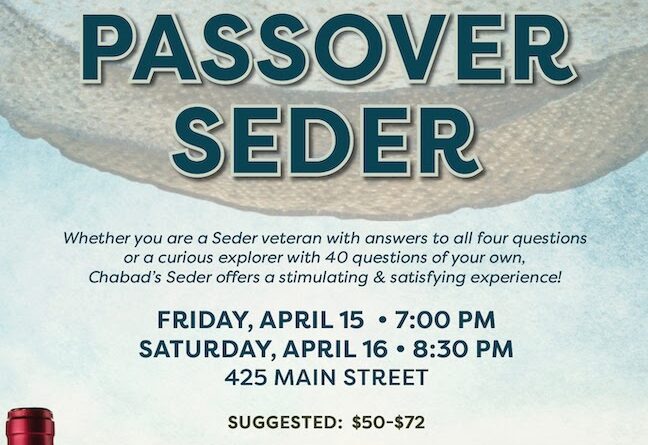 Roosevelt Islander Online: Chabad Of Roosevelt Island Community Passover Seder April 15 & 16, Best Wishes For A Happy Roosevelt Island Passover