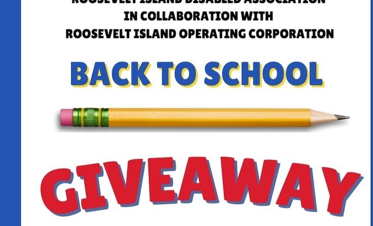 Roosevelt Islander Online: Roosevelt Island Back To School Backpack And Supplies Giveaway Saturday August 27 At Good Shepherd Plaza Hosted By Roosevelt Island Disabled Association, RIOC Public Safety And Youth Center